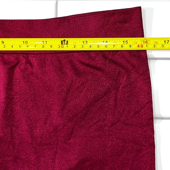 Juniors misses No Boundaries wine colored XL leggings tights size 15-17 plus - Picture 10 of 13